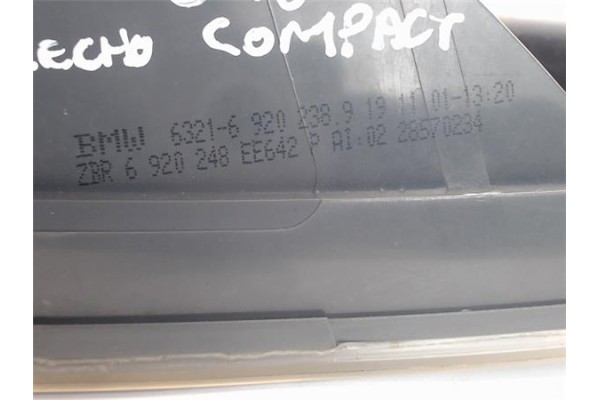 Recambio de piloto trasero derecho para bmw serie 3 compacto (e46) referencia OEM IAM 63216920238 6920248EE642 