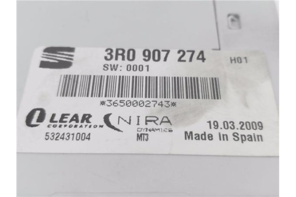 Recambio de modulo electronico para seat exeo st (3r5) 2.0 reference referencia OEM IAM 3R0907274  