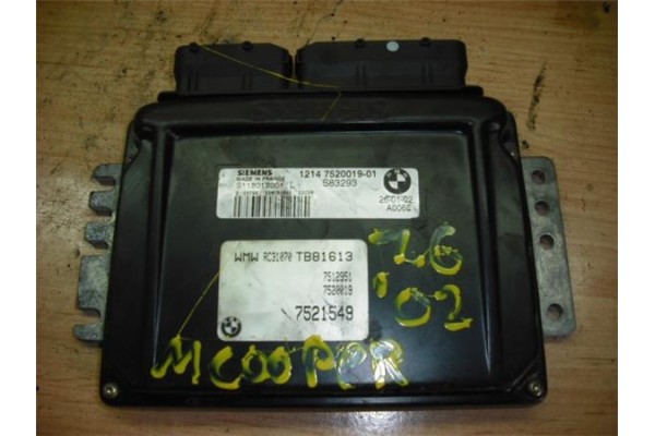 Recambio de centralita para mini mini (r50,r53) 1.6 cooper referencia OEM IAM 7520019 1214 752001901 
