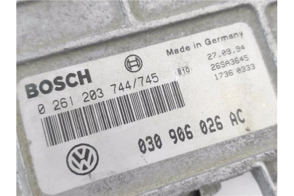 Recambio de centralita para volkswagen polo iii (6n1) 55 1.4 referencia OEM IAM 030906026AC 0261203744 