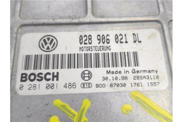 Recambio de centralita para volkswagen caddy fg/co (9k9) 1.9 tdi referencia OEM IAM 028906021DL 0281001486  Recambio de centralita para volkswagen caddy fg/co (9k9) 1.9 tdi referencia OEM IAM 028906021DL 0281001486