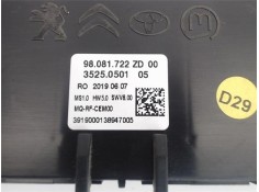 Recambio de mandos calefaccion / a.a. para citroen jumpy furgón 2.0 club m referencia OEM IAM 98081722zd  