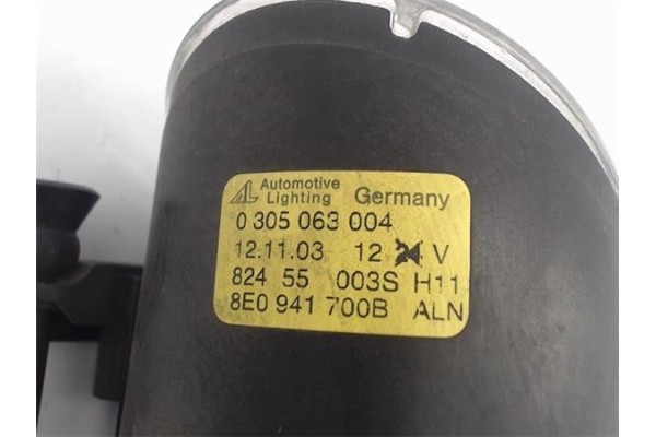 Recambio de faro antiniebla derecho para audi a4 berlina (8k2) referencia OEM IAM 0305063004  