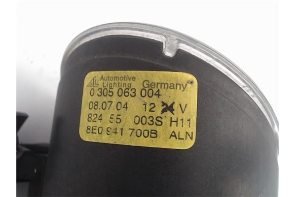 Recambio de faro antiniebla derecho para audi a4 avant (8e) referencia OEM IAM  0305063004 