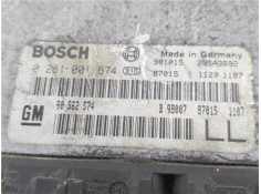 Recambio de centralita para opel astra g fastback (f48_, f08_) 2.0 dti 16v referencia OEM IAM 90562574 0281001674 