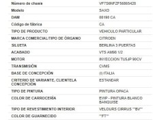 citroen saxo del año 1999