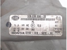 Recambio de faro delantero dcho para honda accord berlina (cg7-9/ch1-7) referencia OEM IAM 1EB23603602  