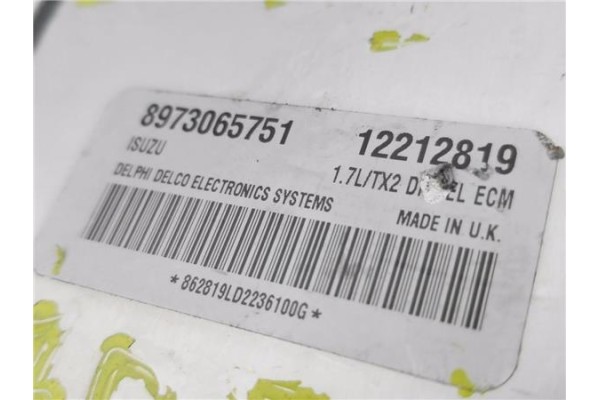 Recambio de centralita para opel astra g fastback (f48_, f08_) 1.7 dti 16v referencia OEM IAM 8973065751 12212819 