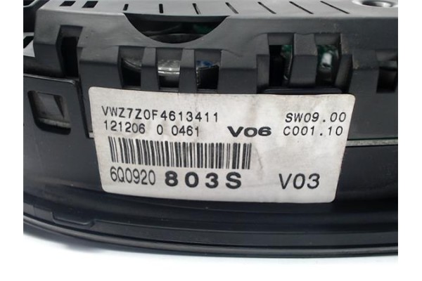 Recambio de cuadro completo para volkswagen polo iv (9n3) 1.4 advance referencia OEM IAM 6Q0920803S 12120600461 