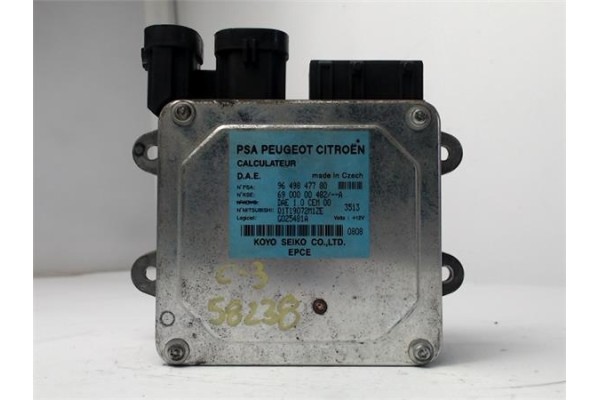 Recambio de centralita direccion asistida para citroen c3 1.4 hdi referencia OEM IAM 9649847780 6900000482 