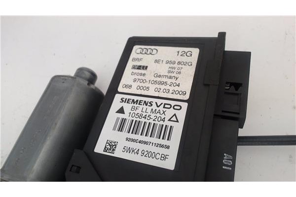 Recambio de mecanismo elevalunas delantero derecho para seat exeo st (3r5) 2.0 reference referencia OEM IAM 8E1959802G  