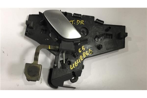 Recambio de manilla int. puerta trasero derecha para citroen c5 berlina 2.2 hdi exclusive referencia OEM IAM 9641315677  