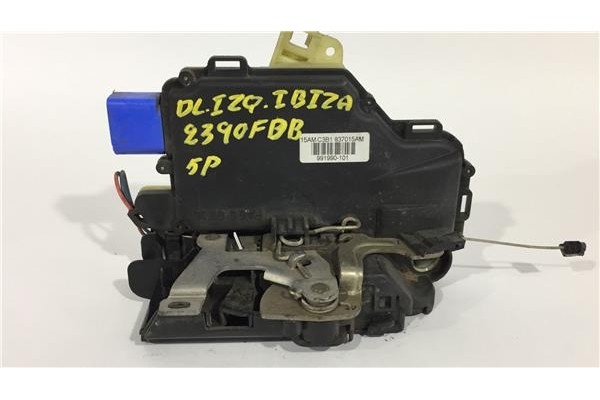 Recambio de cierre electromagnetico delantero izquierdo para seat ibiza (6l1) 1.9 tdi referencia OEM IAM 3B1837015AM 991990101 