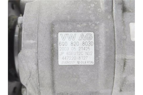 Recambio de compresor aire acond. para volkswagen polo iv (9n1) 1.4 16v referencia OEM IAM 6Q0820803D 20030521425 