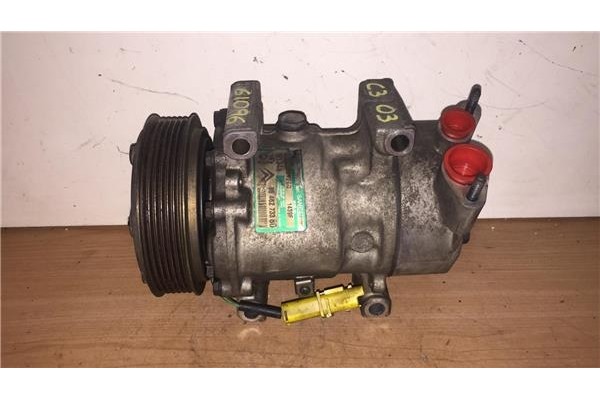 Recambio de compresor aire acond. para citroen c3 1.4 hdi referencia OEM IAM 9646273380 SD6V12 1439F 6453LF , PEUGEOT | 96462738 Recambio de compresor aire acond. para citroen c3 1.4 hdi referencia OEM IAM 9646273380 SD6V12 1439F 6453LF , PEUGEOT | 96462738
