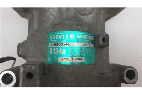 Recambio de compresor aire acond. para renault kangoo i (f/kc0) 1.5 dci (kc07) referencia OEM IAM 3656809544 SD6V12 