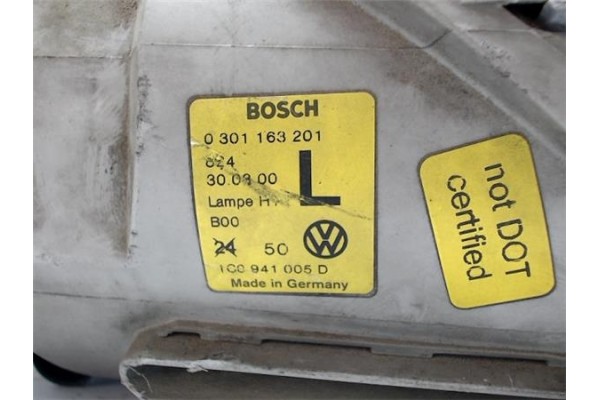 Recambio de faro delantero izquierdo para volkswagen new beetle berlina (9c1/1c1) referencia OEM IAM 1C0941005D 0301163201 