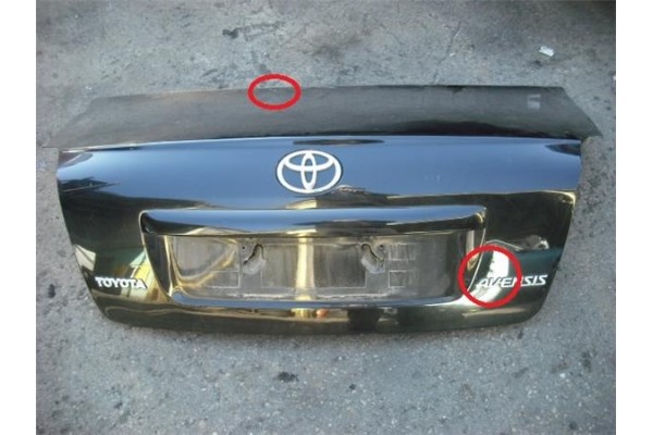Recambio de tapa maletero para toyota avensis sedán (t25) 1.8 referencia OEM IAM   