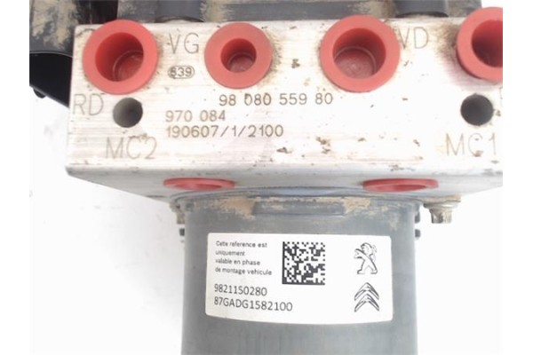 Recambio de nucleo abs para citroen jumpy furgón 2.0 club m referencia OEM IAM 9808055980  