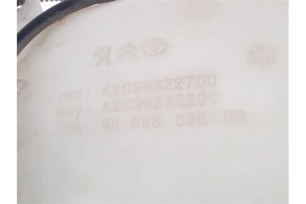 Recambio de deposito limpiaparabrisas para citroen jumpy furgón 2.0 club m referencia OEM IAM 9809803680  