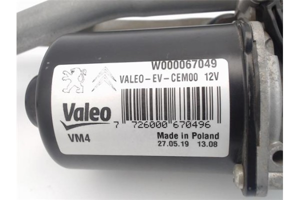 Recambio de motor limpiaparabrisas delantero para citroen jumpy furgón 2.0 club m referencia OEM IAM W000067049  