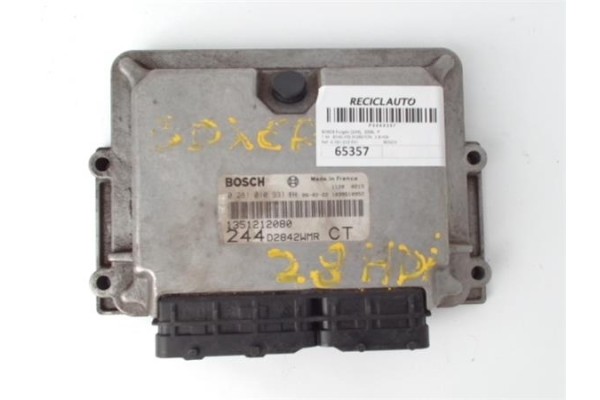 Recambio de centralita para peugeot boxer furgón (244) 2.8 hdi referencia OEM IAM  0281010931 