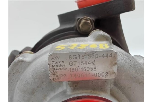 Recambio de turbo para kia ceed (ed) 1.6 crdi 115 referencia OEM IAM 8G15300444 180116058  Recambio de turbo para kia ceed (ed) 1.6 crdi 115 referencia OEM IAM 8G15300444 180116058