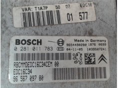 Recambio de centralita para peugeot 206 1.4 hdi eco 70 referencia OEM IAM 9656709780 0281011783 