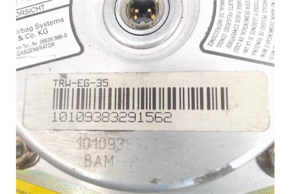 Recambio de airbag volante para volkswagen polo iii (6n1) referencia OEM IAM  10109383291562 