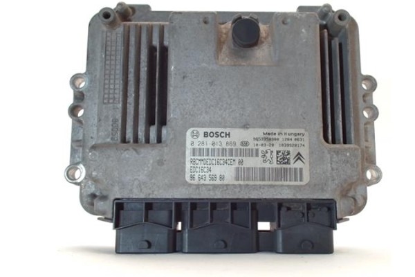 Recambio de centralita para peugeot expert furgón (vf3a_, vf3u_, vf3x_) 1.6 hdi 90 referencia OEM IAM 9664356980 0281013869 