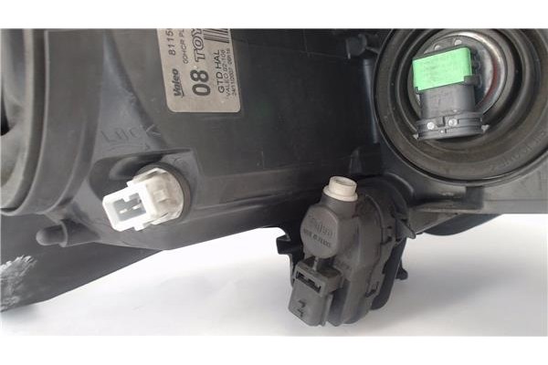 Recambio de faro delantero izquierdo para toyota auris (e15) 2.0 d-4d referencia OEM IAM 8115002460206B 89901944 