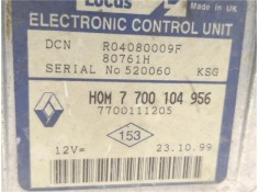 Recambio de centralita para renault clio ii fase i (b/cb0) 1.9 d (b/cb0e) referencia OEM IAM 7700104956 R04080009F 