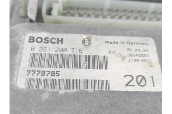 Recambio de centralita para lancia y 10 1.1 i.e. fire (156ag) referencia OEM IAM 7778785 0261200716 