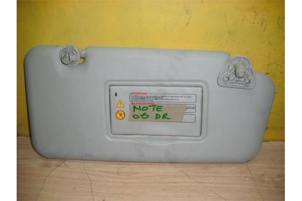 Recambio de parasol derecho para nissan note (e11e) 1.5 dci referencia OEM IAM 964009U100  