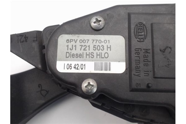 Recambio de pedal acelerador para volkswagen golf iv berlina (1j1) referencia OEM IAM 1J1721503H 6PV00777001 