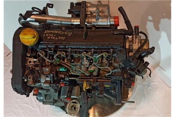 Recambio de motor completo para dacia sandero i (2008) 1.5 dci referencia OEM IAM K9KK792 K9K K 792 