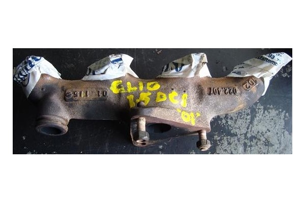 Recambio de colector escape para renault clio ii fase i (b/cb0) 1.5 dci (b/cb07) referencia OEM IAM 8200022407   Recambio de colector escape para renault clio ii fase i (b/cb0) 1.5 dci (b/cb07) referencia OEM IAM 8200022407