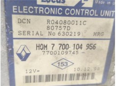 Recambio de centralita para renault megane i scenic (ja0) 1.9 d alize referencia OEM IAM 7700104956 R04080011C 