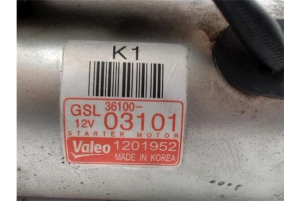 Recambio de motor arranque para kia rio (ub) 1.2 basic referencia OEM IAM 3610003101 1201952  Recambio de motor arranque para kia rio (ub) 1.2 basic referencia OEM IAM 3610003101 1201952