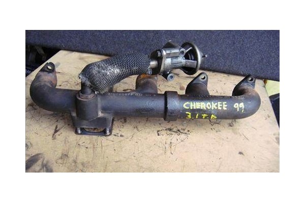 Recambio de colector escape para jeep gr.cherokee ii (wj/wg)(1999) 3.1 td limited [3,1 ltr. - 103 kw td cat] referencia OEM IAM 