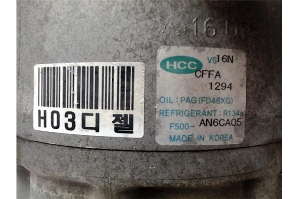 Recambio de compresor aire acond. para kia ceed (ed) 1.6 concept referencia OEM IAM F500AN6CA05 07056061043613 