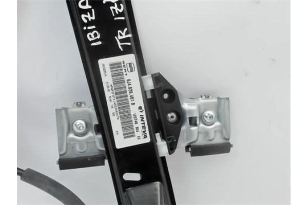 Recambio de mecanismo elevalunas trasero izquierdo para seat ibiza berlina (6j5) referencia OEM IAM 6J4839461B  