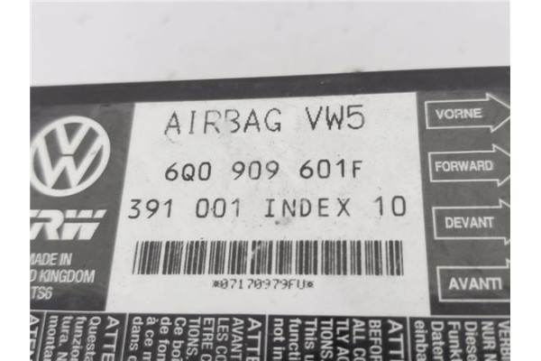Recambio de centralita airbag para seat ibiza (6l1) 1.4 16v referencia OEM IAM 6Q0909601F  