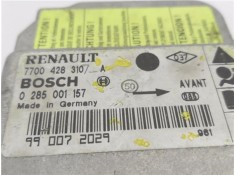 Recambio de centralita airbag para renault clio ii fase i (b/cb0) 1.2 (b/cb0f, b/cb0a, b/cb10, b/cb1k, b/cb2d, b/cb2h) referenci