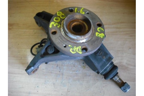 Recambio de mangueta delantero derecha para peugeot 308 (2007) 1.6 gt [1,6 ltr. - 128 kw 16v turbo cat (5fy / ep6dts)] referenci