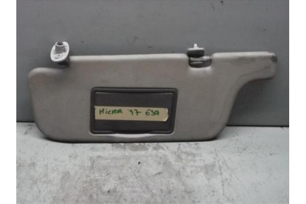 Recambio de parasol izquierdo para nissan micra ii (k11)(1992) 1.3 i 16v referencia OEM IAM   