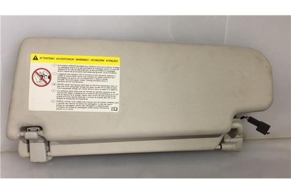 Recambio de parasol derecho para volkswagen passat berlina (3c2)(2005) 2.0 tdi 16v referencia OEM IAM   