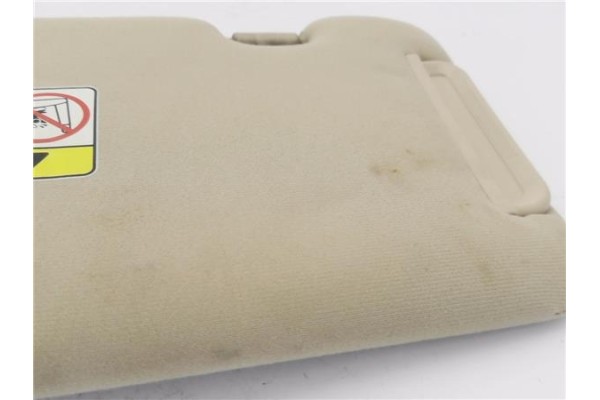 Recambio de parasol derecho para kia carnival 2.9 crdi referencia OEM IAM 852104D 852104D360 