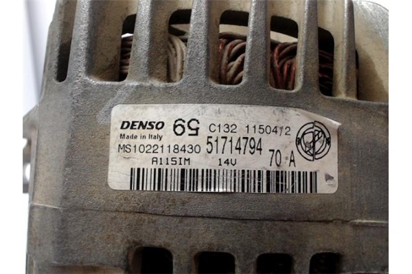 Recambio de alternador para fiat ii panda (169) 1.2 referencia OEM IAM 5174794 1022118430 46542889 , FIAT | 46843091 , FIAT | 51