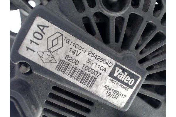 Recambio de alternador para renault megane ii sedán (lm0/1_) 1.5 dci referencia OEM IAM 8200100907 404169317 23100BN700 , NISSAN